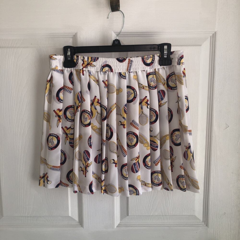 VTG LizSport tennis skirt M 90s Athleisure Preppy Country Club Pleated Mini golf